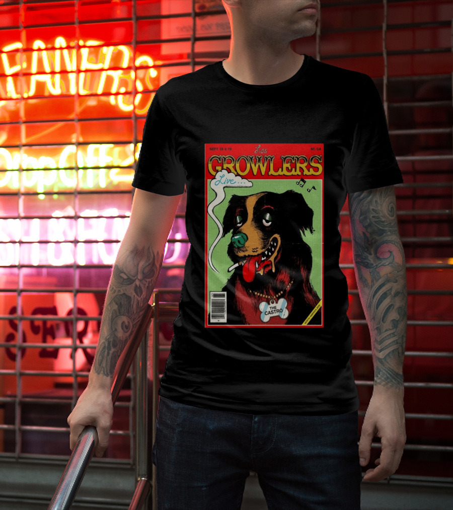 Los Growlers Live Sept 18 19 2026 San Francisco CA The Castro Theatre Dog T-Shirt