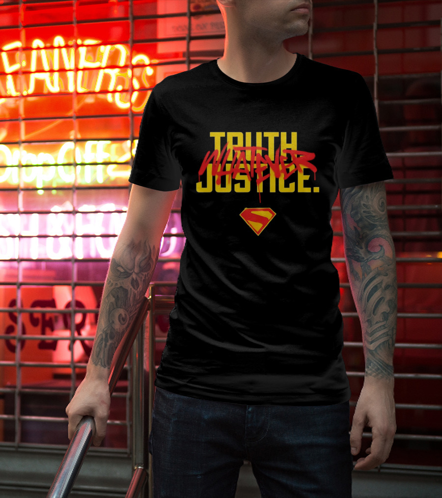 Truth Whatever Justice Superman Pop Culture T-Shirt