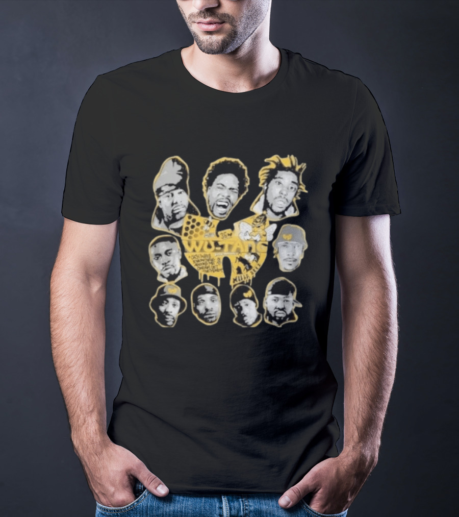 Wu Tang Clan The Final Chamber Tour 2026 Iconic Members Collage 36th Chamber T-Shirt