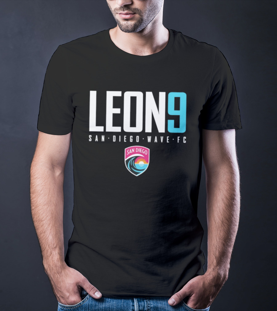 Adriana Leon 9 San Diego Wave FC T-Shirt