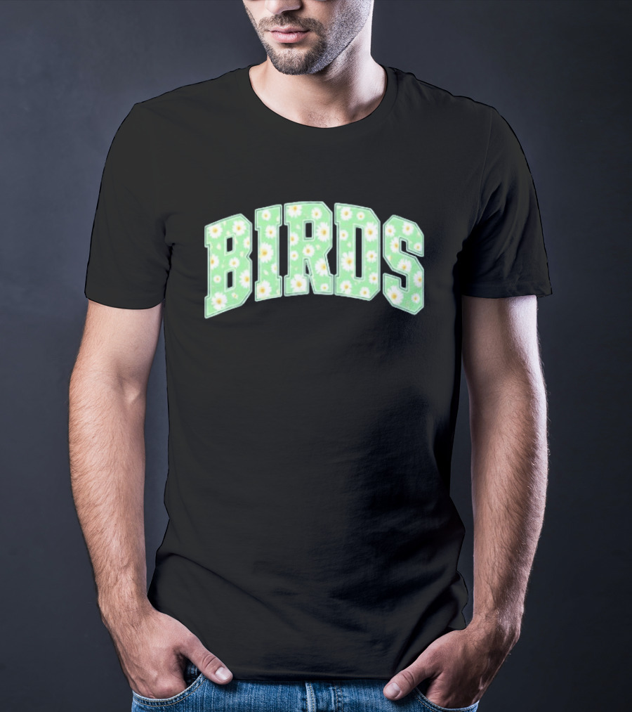 Birds Kelly Green Philadelphia Football Daisy T-Shirt