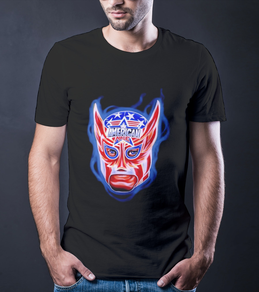 Cody Rhodes American Made Luchador Mask Star Spangled T-Shirt