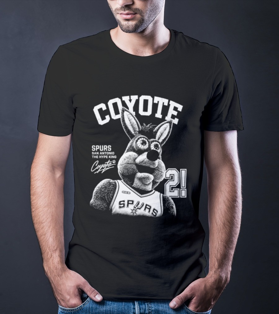 Coyote Spurs San Antonio NBA Basketball The Hype King 21 T-Shirt