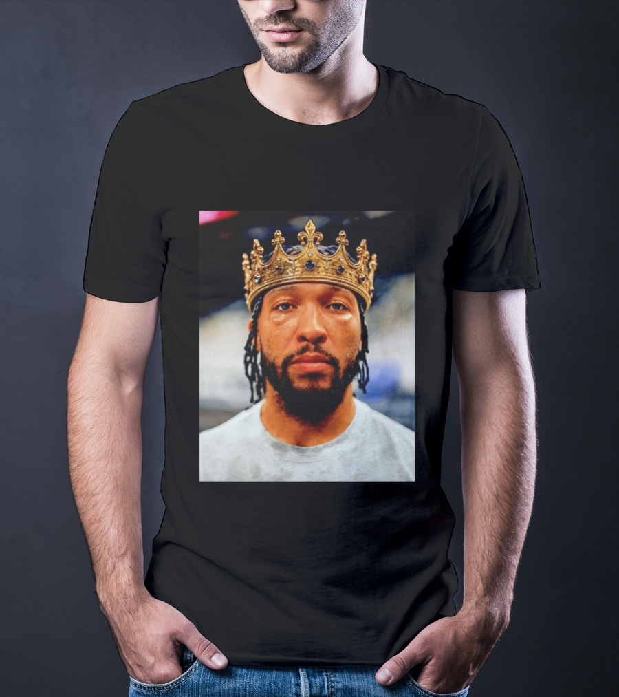 Jalen Brunson King New York Knicks Crown T-Shirt