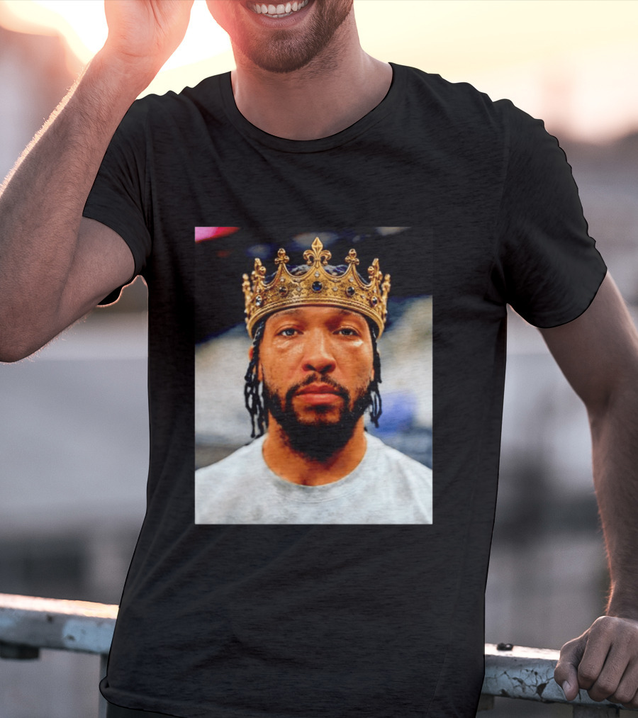Jalen Brunson King New York Knicks Crown T-Shirt