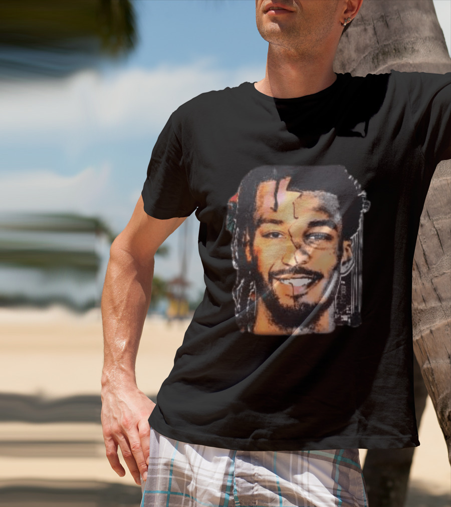 Jalen Brunson New York Knicks Victor Wembanyama San Antonio Spurs Big Face Basketball Collage T-Shirt