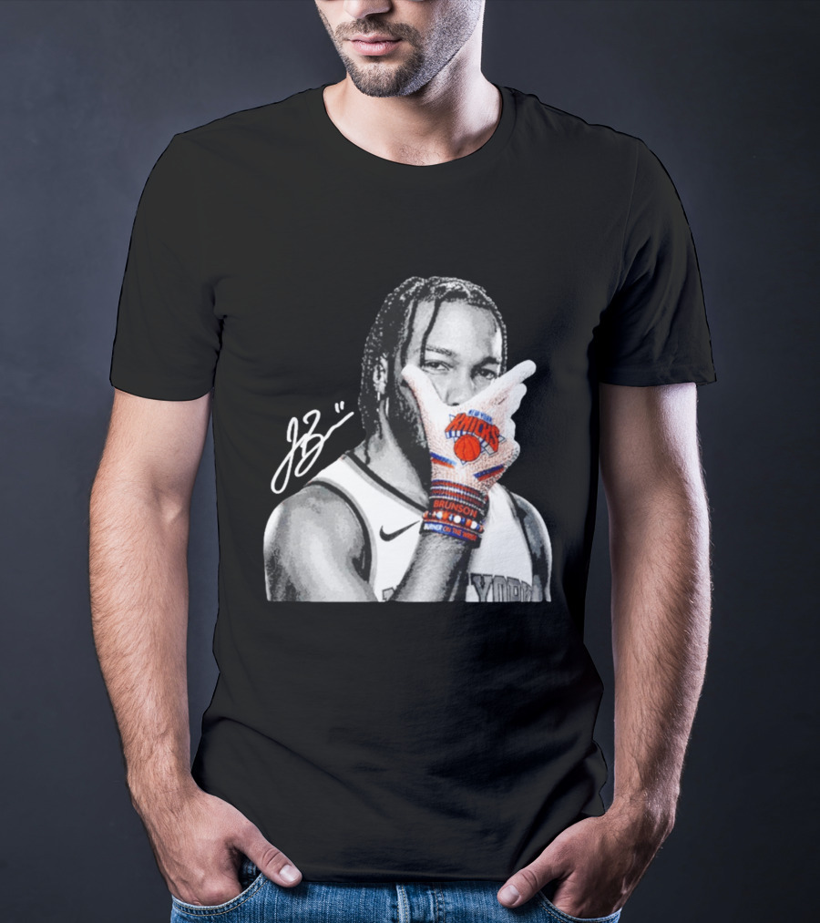 Jalen Brunson New York Knicks Burner Of The Year MJ Glove Pose T-Shirt