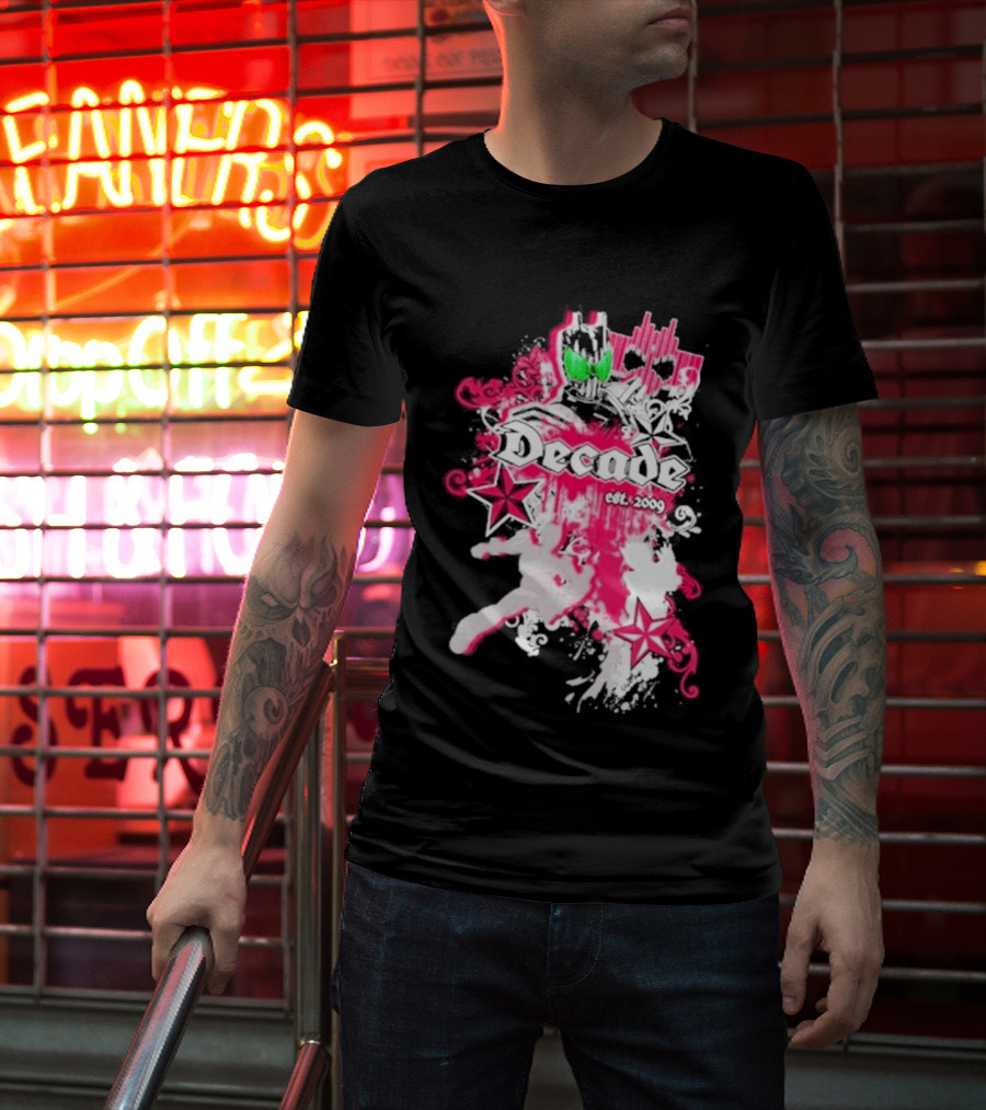 Kamen Rider Decade Est 2009 Heroic Starburst Adventure T-Shirt