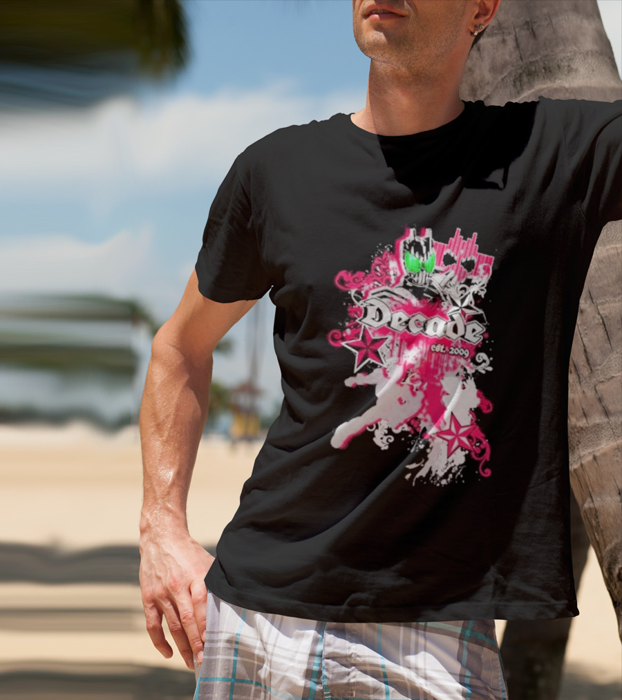 Kamen Rider Decade Est 2009 Heroic Starburst Adventure T-Shirt
