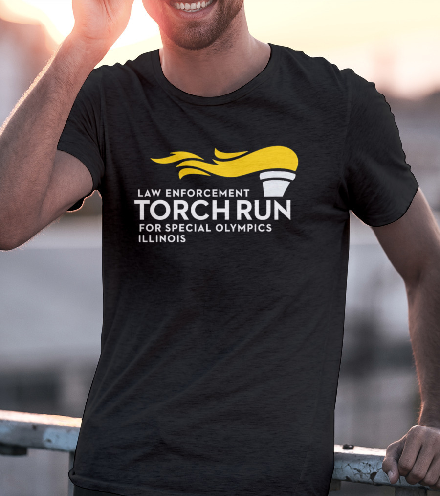 Law Enforcement Torch Run Special Olympics Illinois T-Shirt