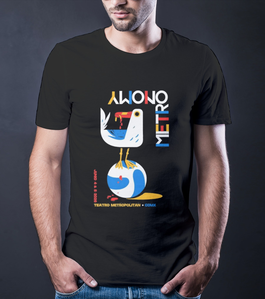 Metronomy Mexico City Teatro Metropólitan June 4 5 2026 T-Shirt