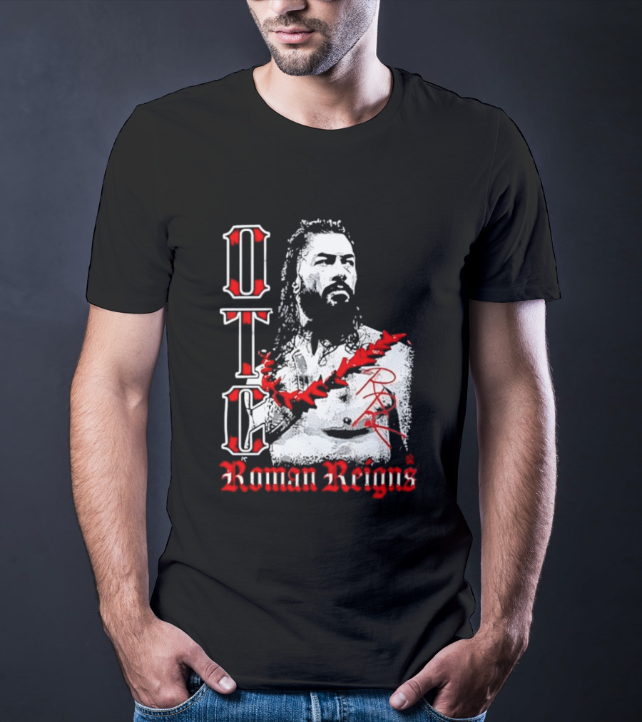 OTC Roman Reigns Wrestling Iconic Athlete T-Shirt