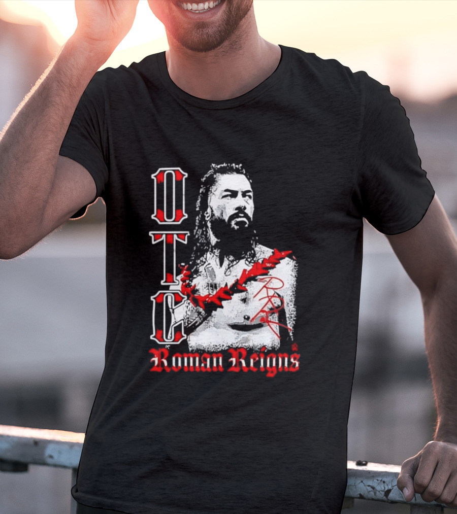 OTC Roman Reigns Wrestling Iconic Athlete T-Shirt