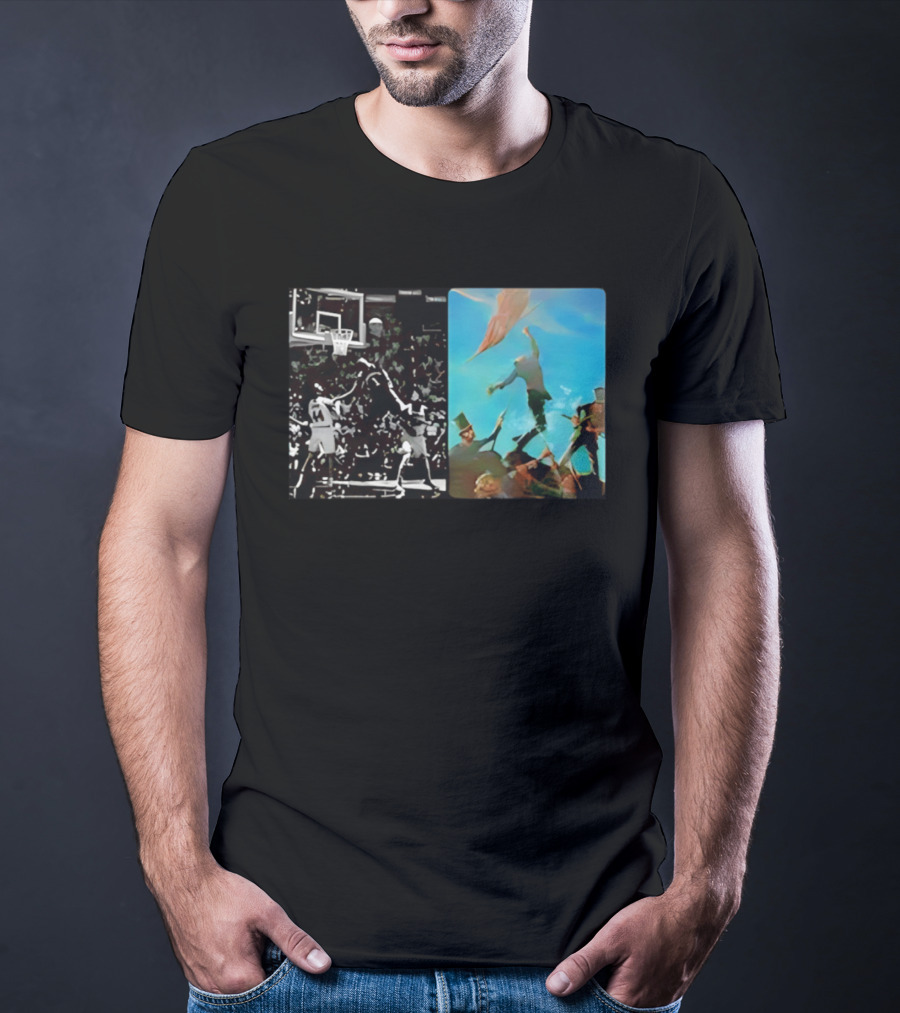 San Antonio Spurs Victor Wembanyama Dunk Alamo Basketball Celebration T-Shirt