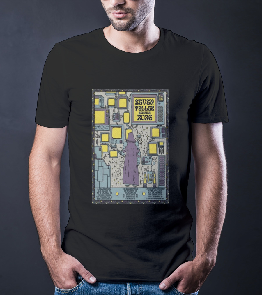 Seven Teller Summer 2026 Baltimore MD Tour June 4 T-Shirt