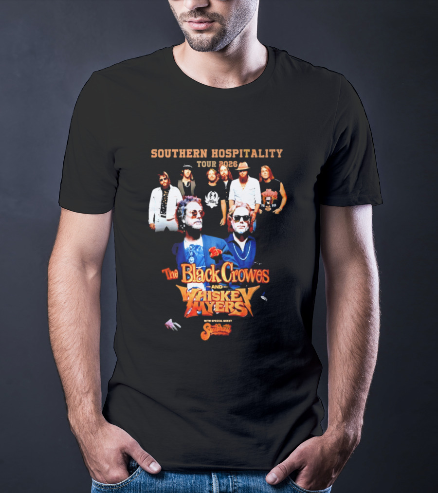 Southern Hospitality Tour 2026 The Black Crowes Whiskey Myers T-Shirt