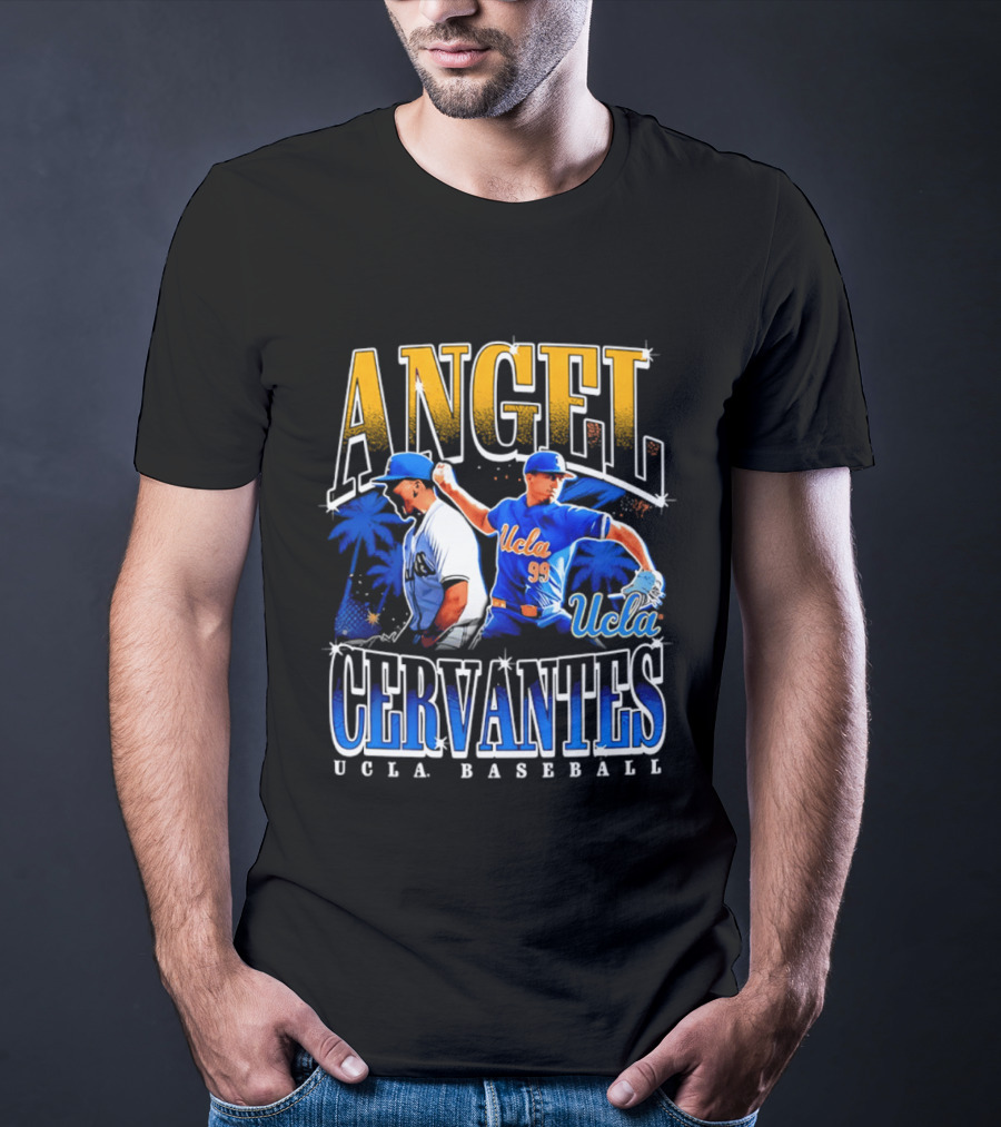 Ucla Baseball Angel Cervantes Player T-Shirt