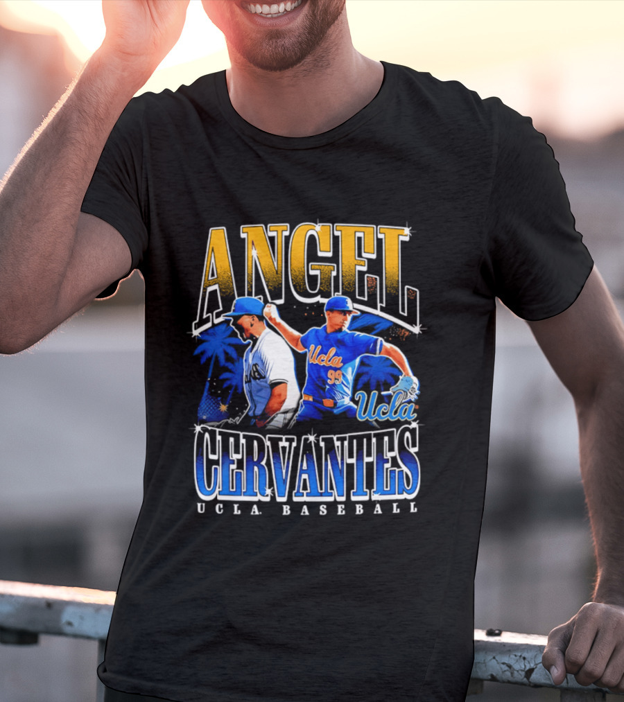 Ucla Baseball Angel Cervantes Player T-Shirt