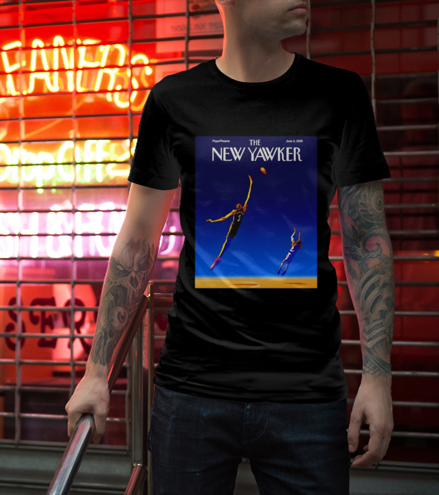 The New Yawker June 3 2026 Basketball Cover Pope Phoenix T-Shirt