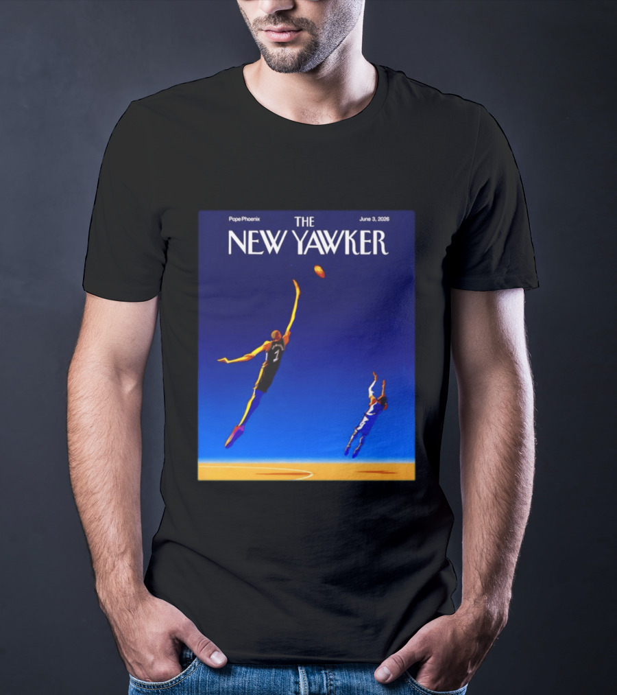 The New Yawker June 3 2026 Basketball Cover Pope Phoenix T-Shirt