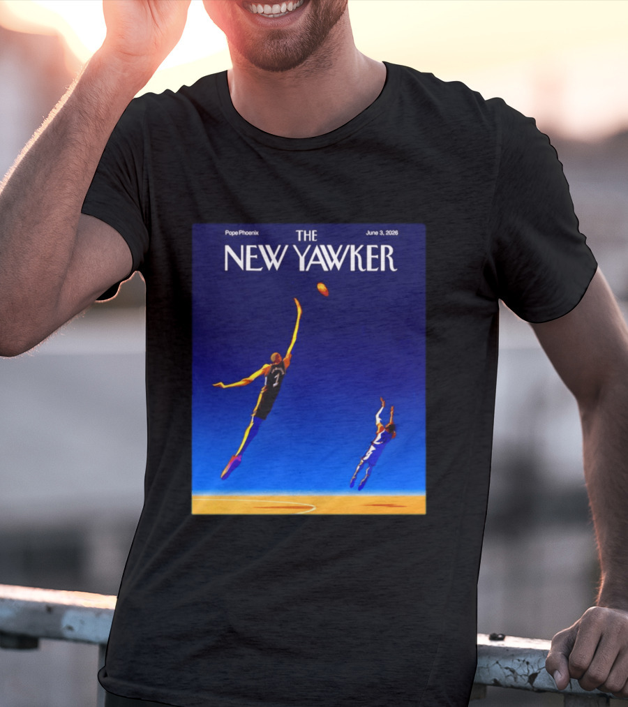 The New Yawker June 3 2026 Basketball Cover Pope Phoenix T-Shirt