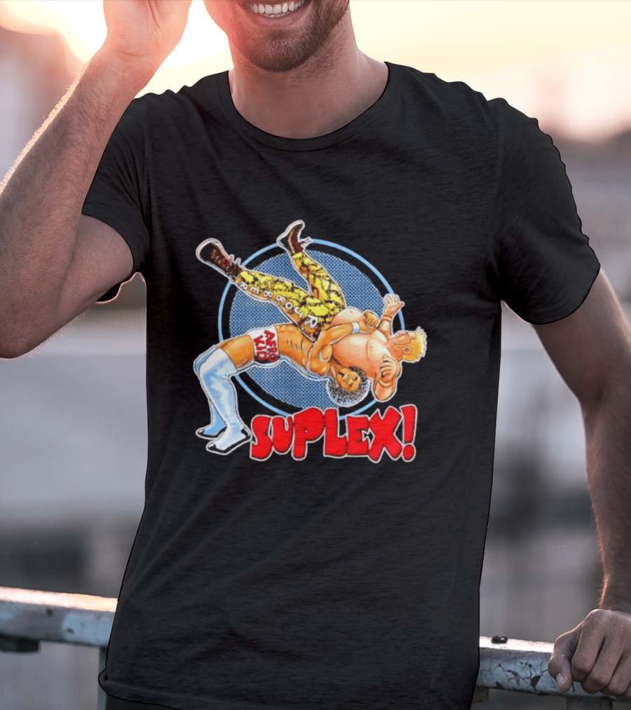 Afro Kid Wrestling Suplex Move T-Shirt