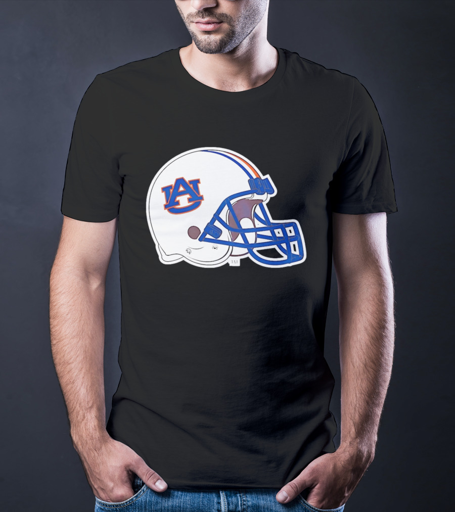 Auburn Tigers Football Helmet AU T-Shirt