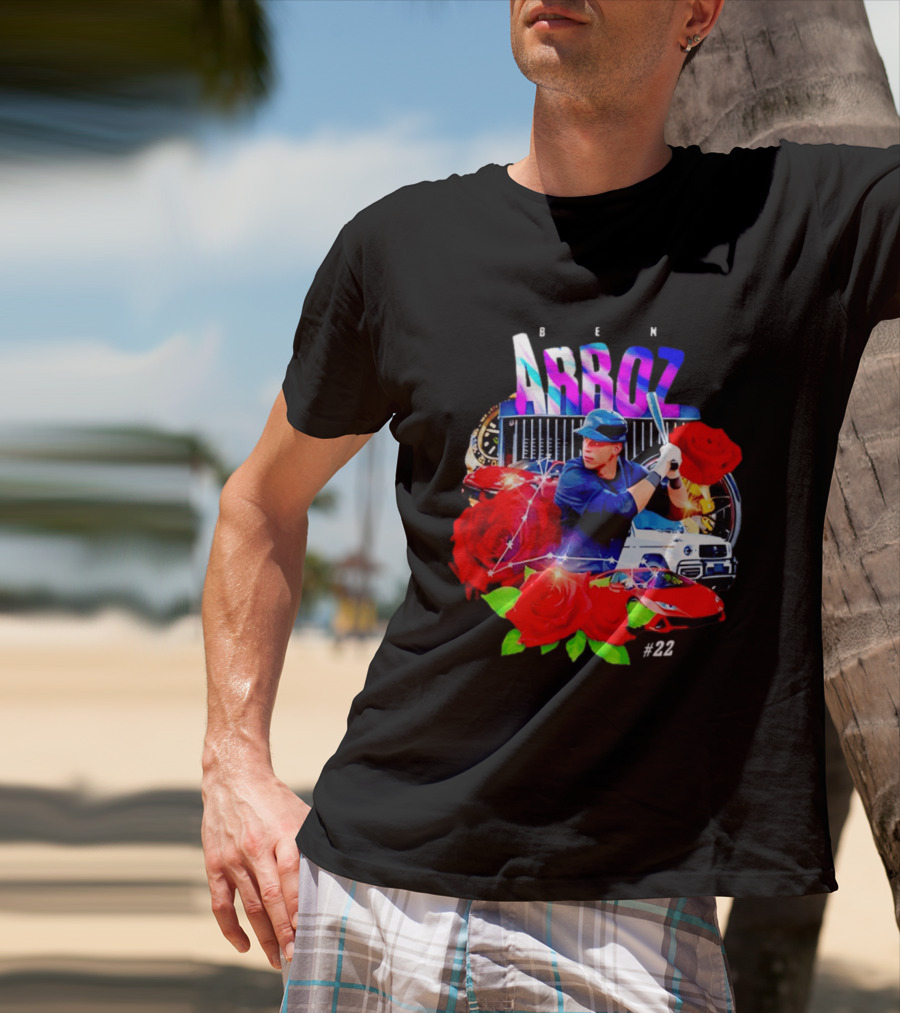 Ben Arroz New York Yankees Aaron Judge MLB 22 Luxury Sports Supercar Rose T-Shirt