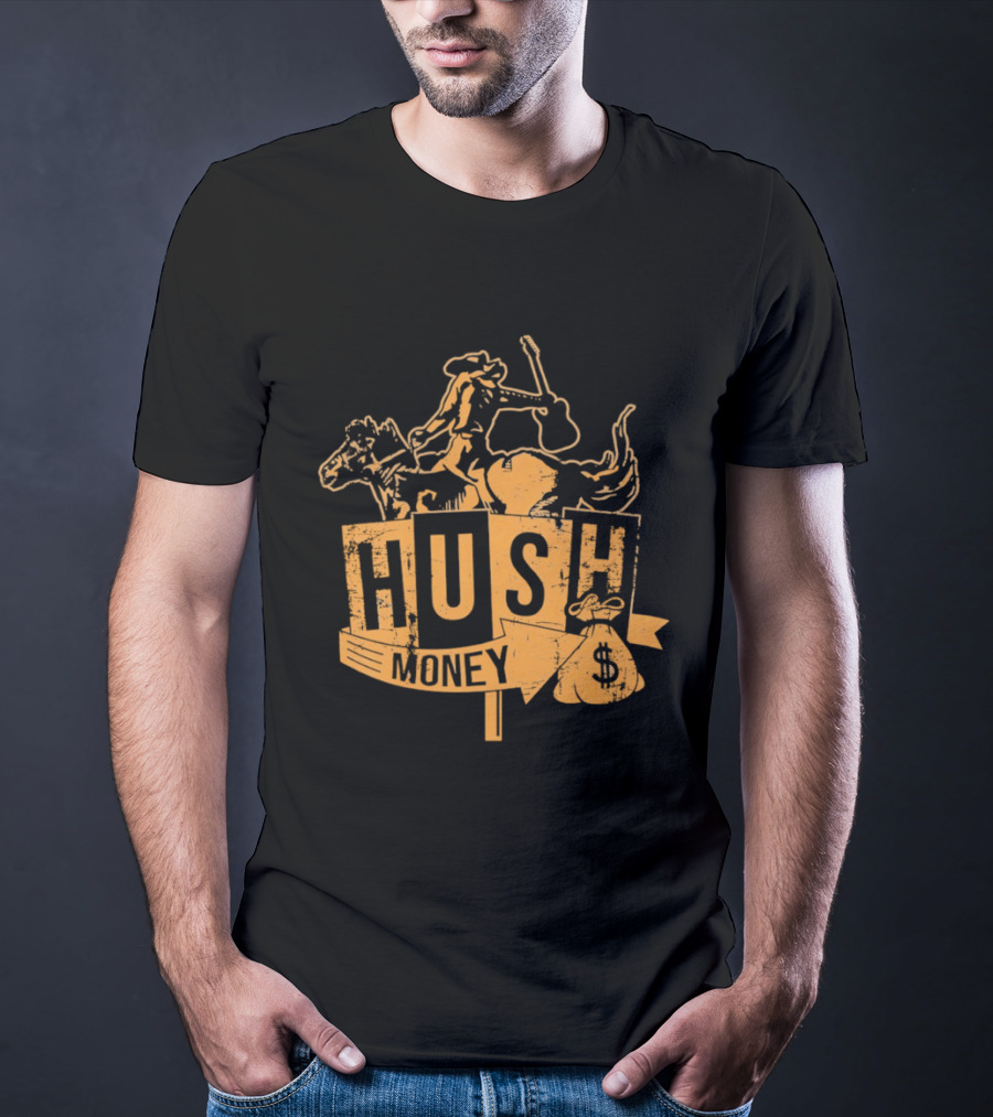 Hush Money Cowboy Horse Dollar Sign Bag T-Shirt