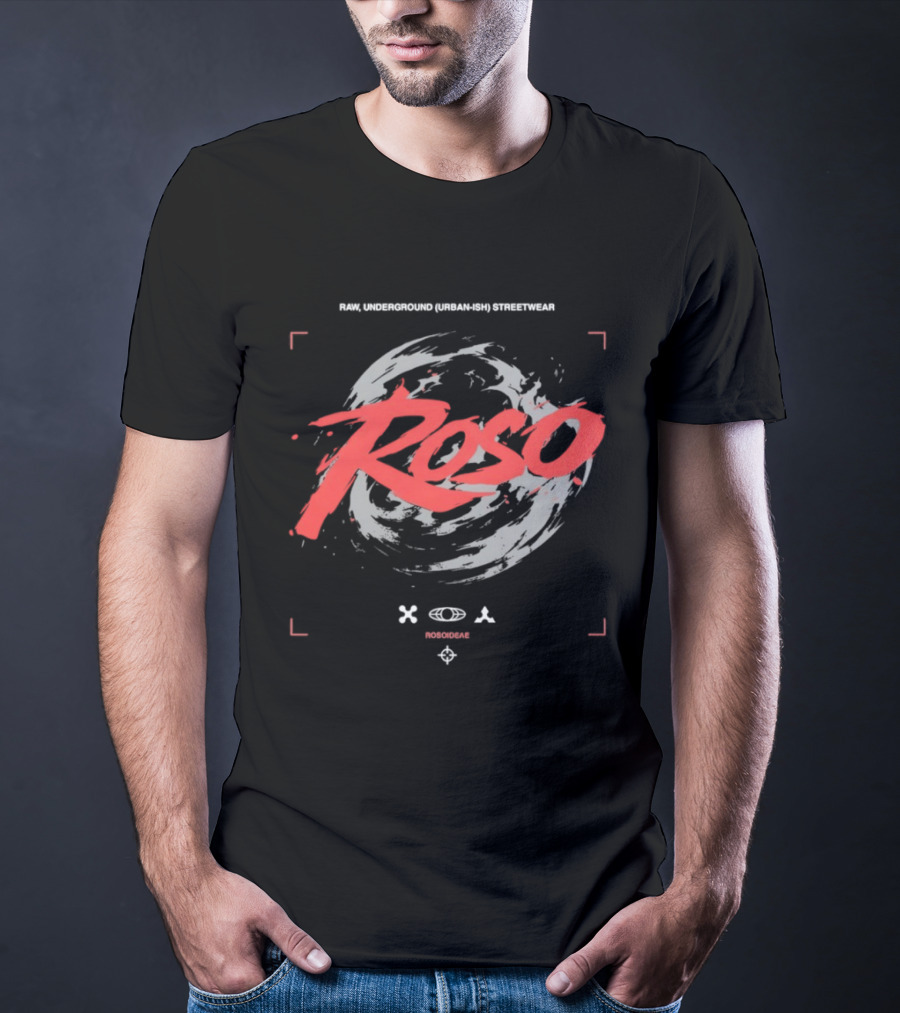 Roso Raw Underground Urbanish Rosoideae Streetwear XOΑ Vrosinox T-Shirt