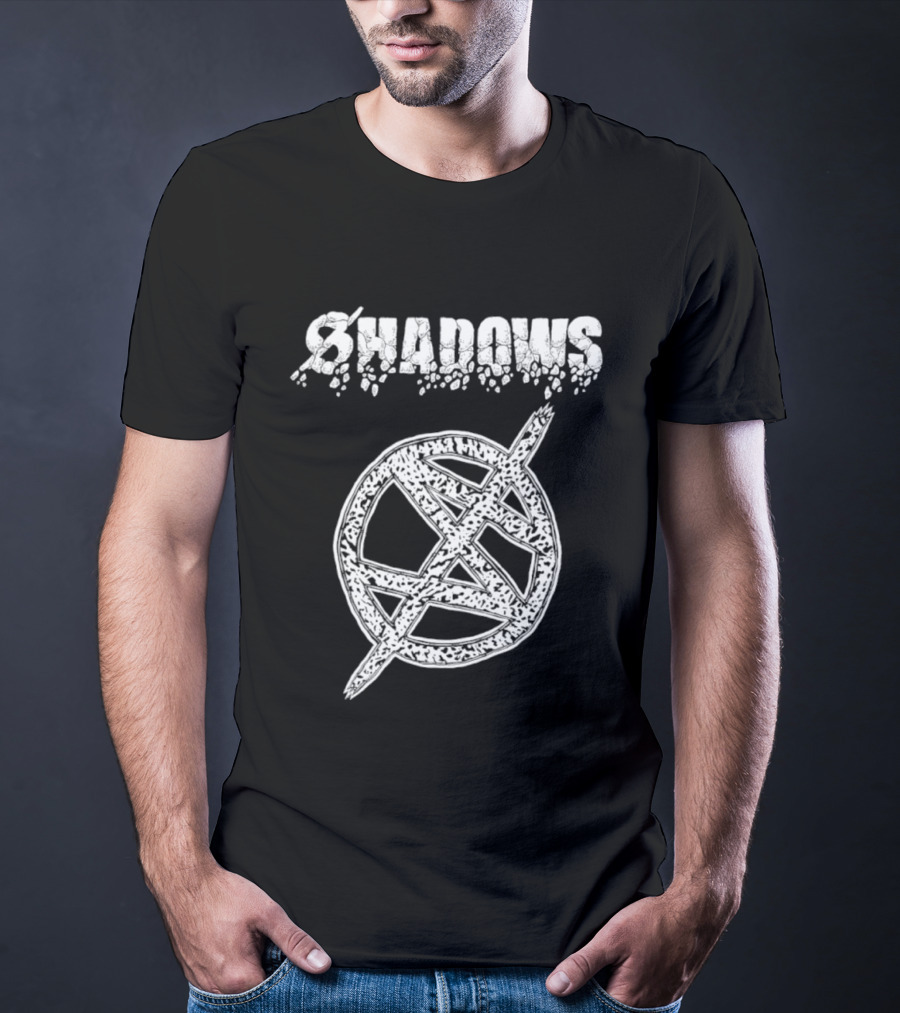 Shadows Anarchy Symbol Grunge T-Shirt