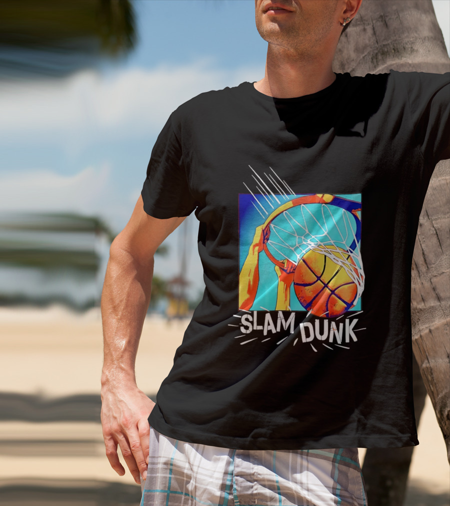 Slam Dunk Basketball Children's Place Hoop Action Kids T-Shirt