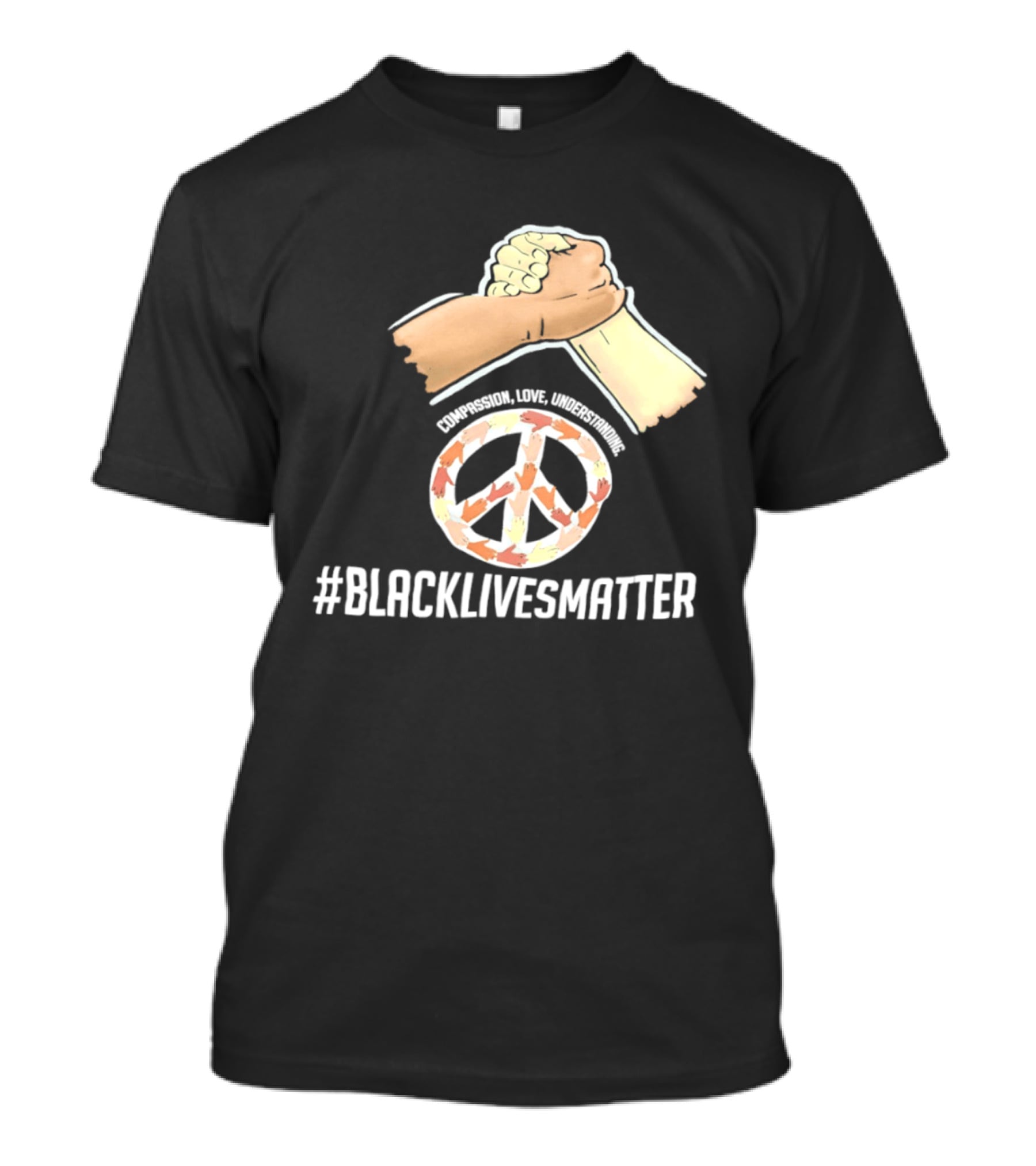 Nascar Black Lives Matter Compassion Peace Love Understanding Unity T-Shirt