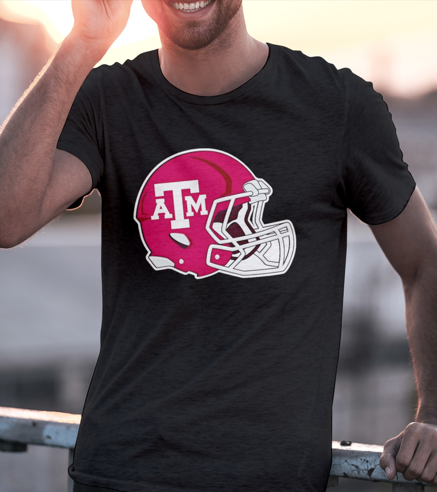 Texas A&M Aggies Football Helmet Fan Gear T-Shirt