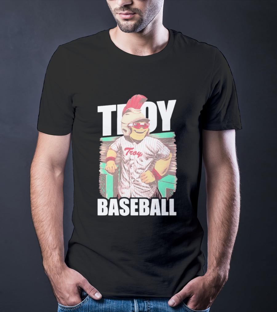 Troy University Trojans Baseball Team Collegiate Athletic Spirit T-Shirt