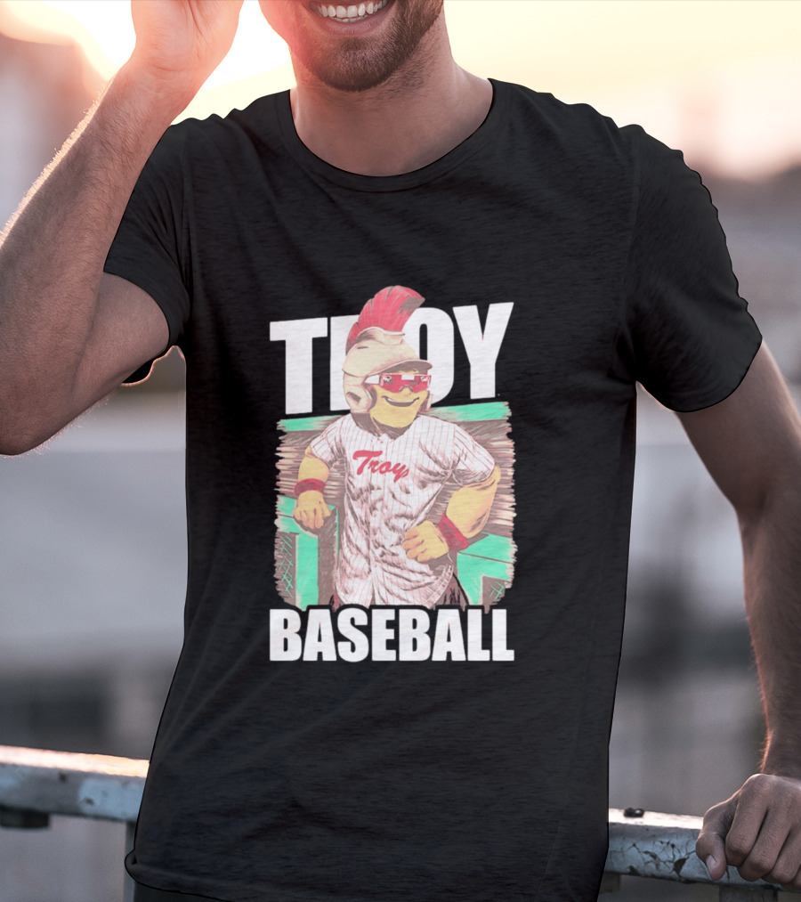 Troy University Trojans Baseball Team Collegiate Athletic Spirit T-Shirt