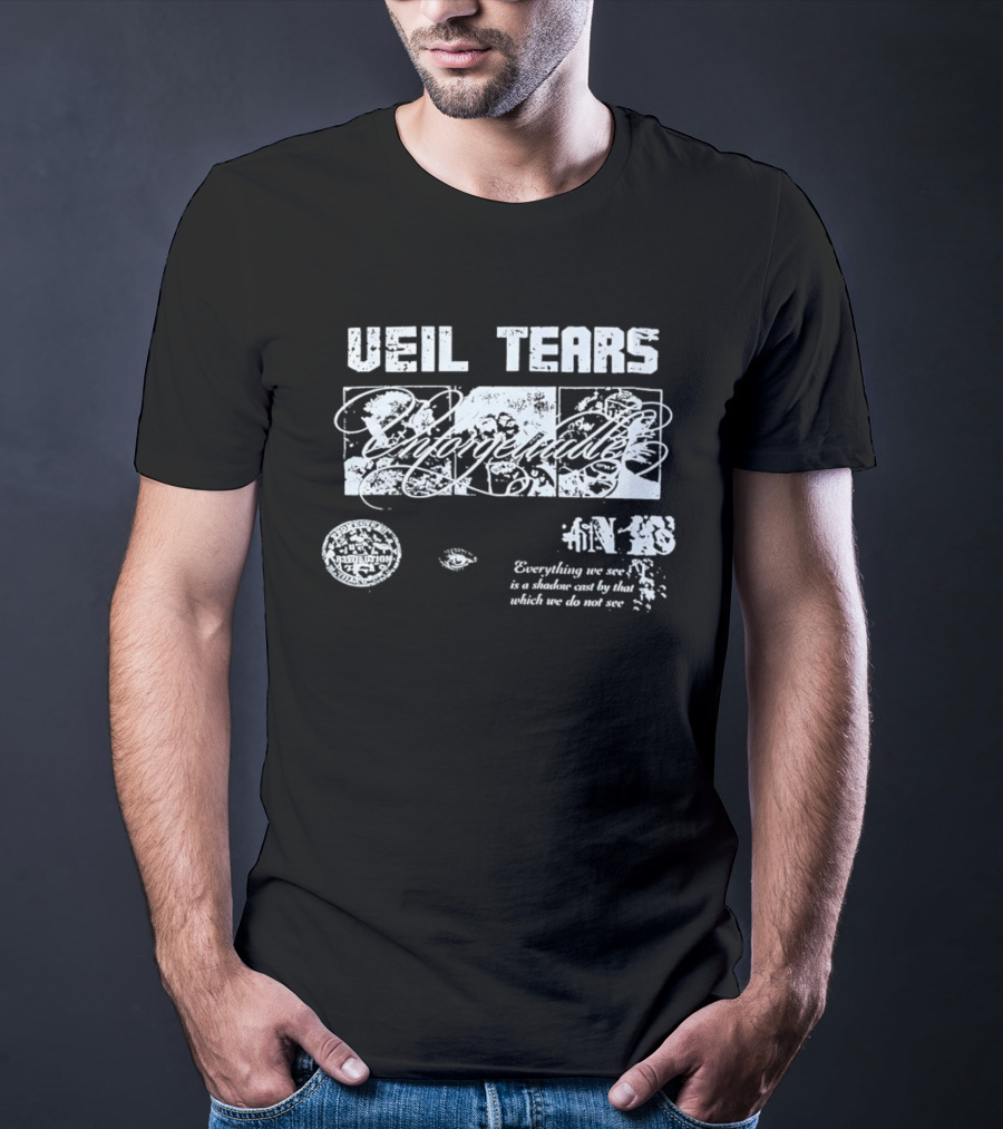Veil Tears Unforgettable Everything We See Is A Shadow Cast By That Which We Do Not See T-Shirt