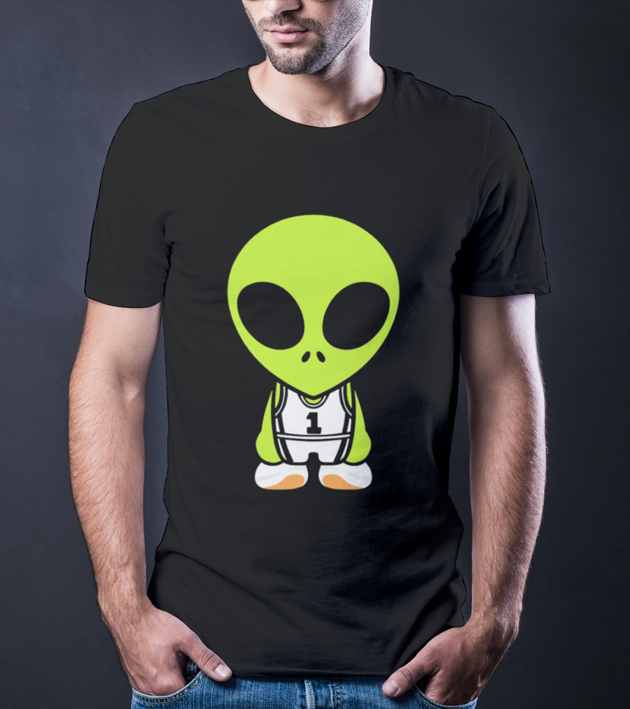 Victor Wembanyama San Antonio Spurs NBA Alien Player Number 1 Basketball T-Shirt