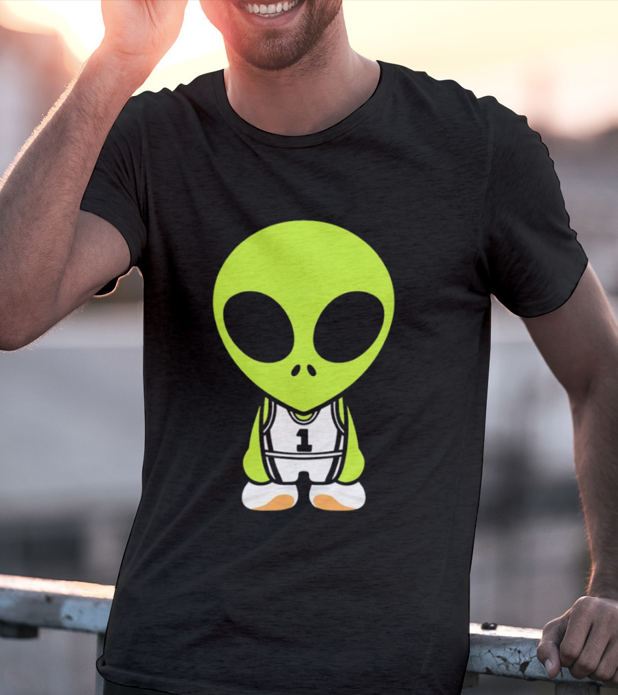 Victor Wembanyama San Antonio Spurs NBA Alien Player Number 1 Basketball T-Shirt