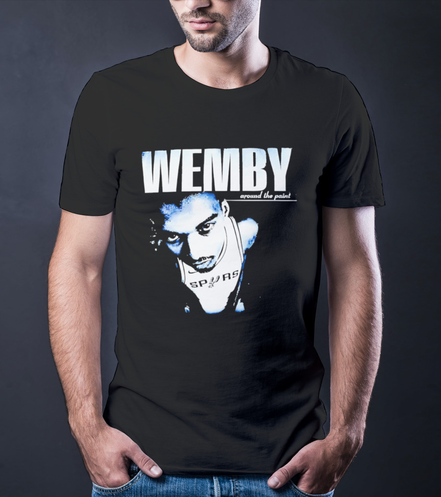 Wemby Around The Point Victor Wembanyama NBA 2026 San Antonio Spurs T-Shirt