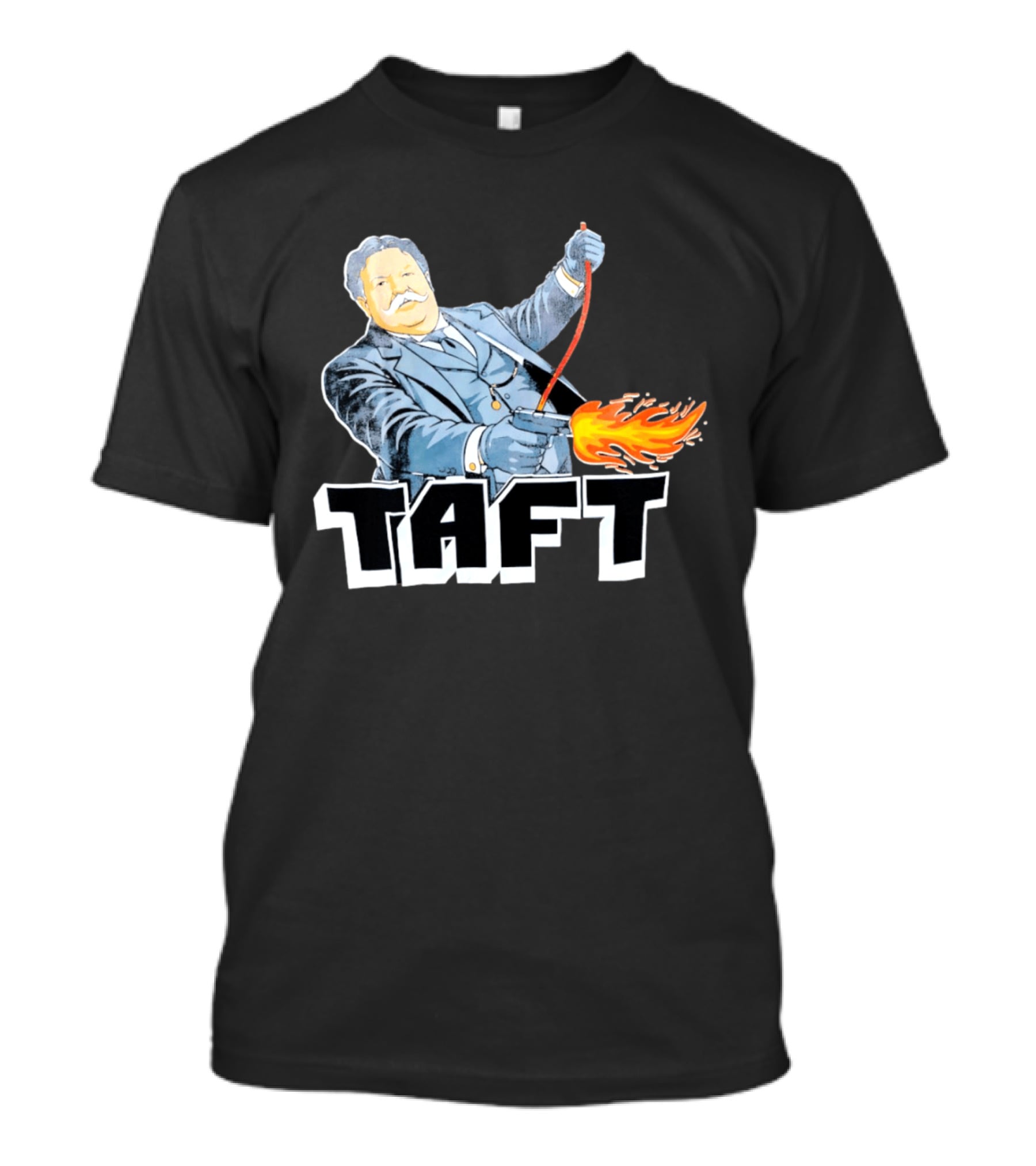 William Howard Taft Wild West Gunfire Embrace T-Shirt