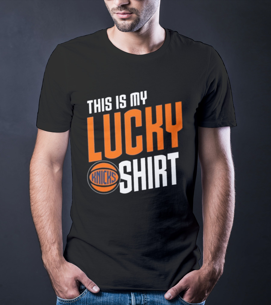 New York Knicks This Is My Lucky Knicks T-Shirt