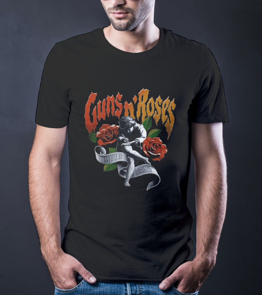 Guns N Roses World Tour 2026 Exclusive Dates T-Shirt
