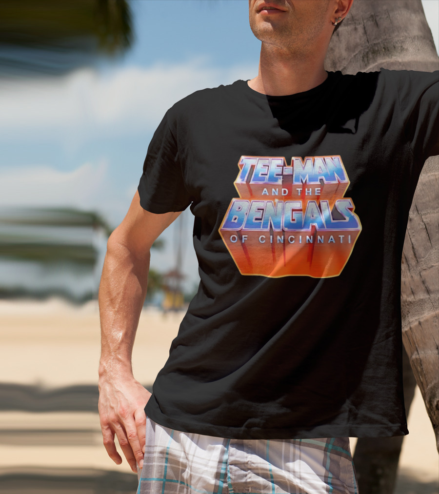 Tee Man And The Bengals Of Cincinnati T-Shirt