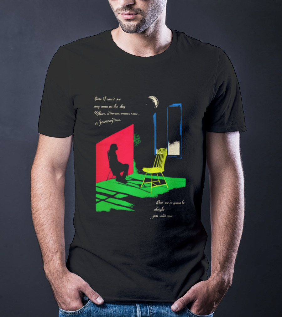 Phoebe Bridgers Chair Tour Shadow Scene With Moon And Writing T-Shirt