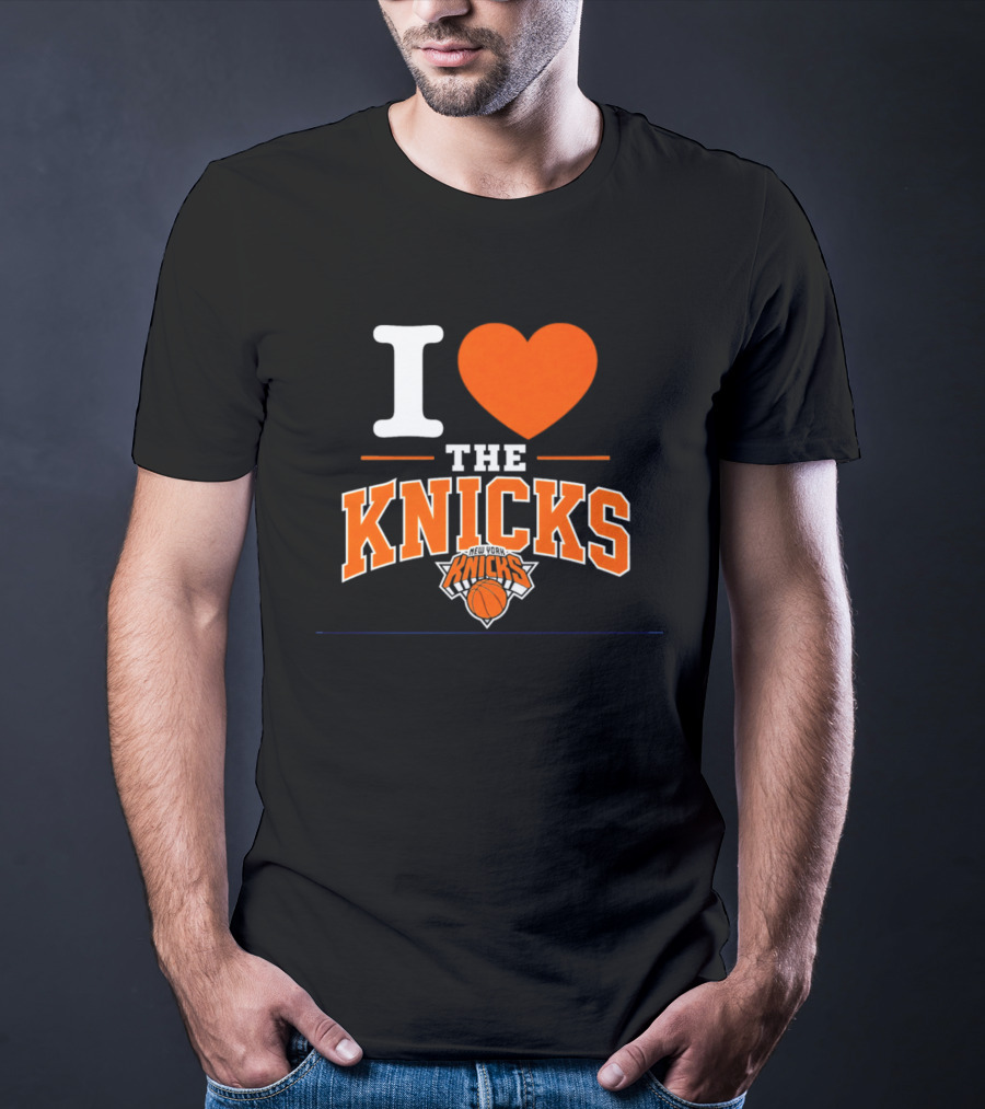 I Love The New York Knicks Basketball Team Fan T-Shirt