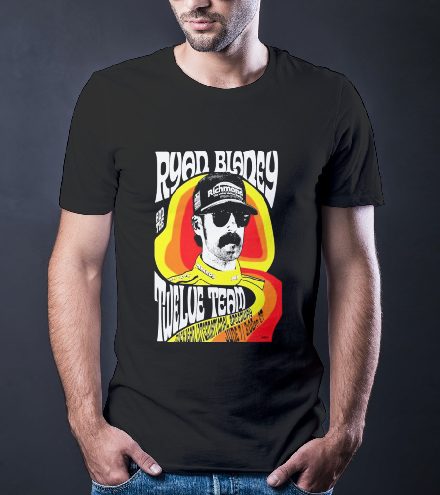 Ryan Blaney 12 Tribute Team Michigan International Speedway June 7 2026 T-Shirt