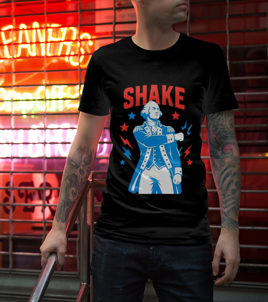 Shake And Bake George Washington America Drinking T-Shirt