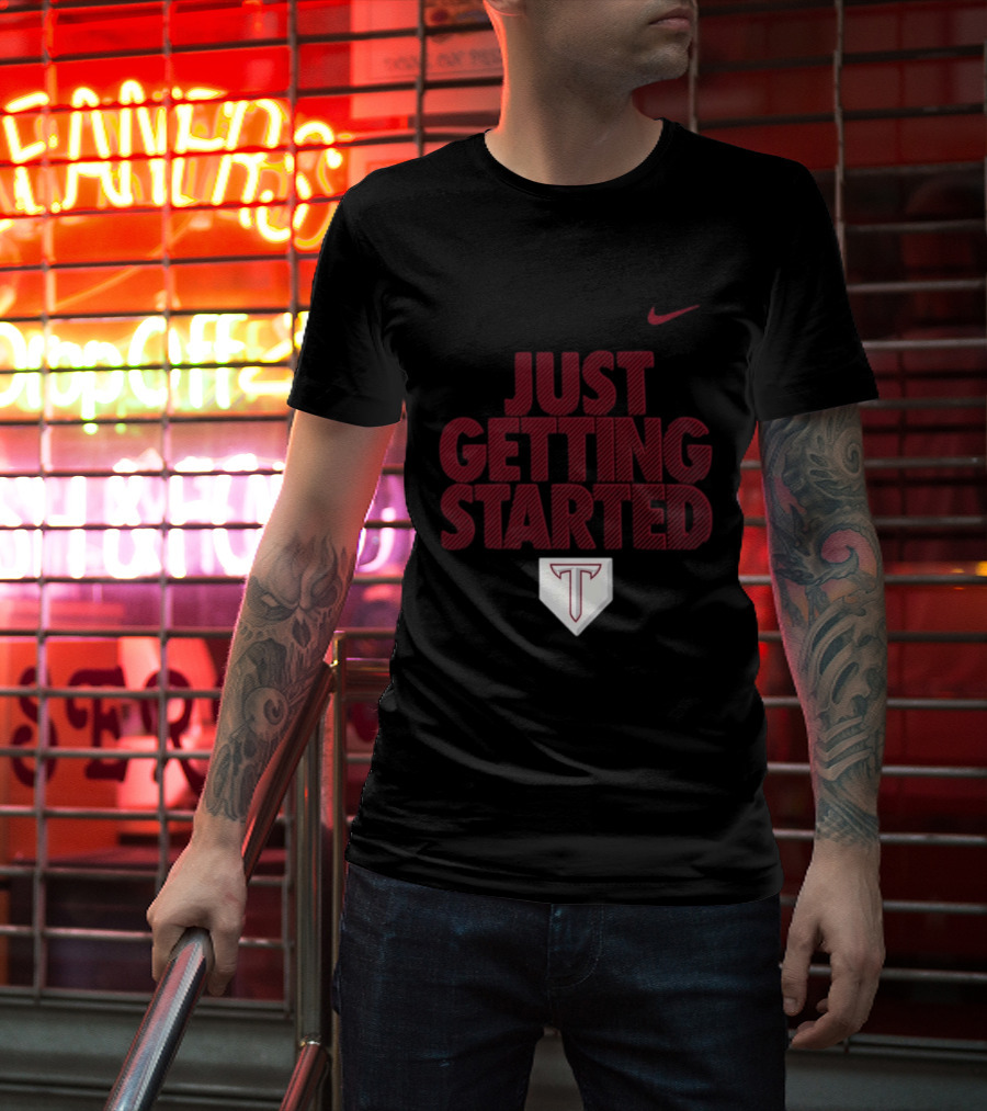 Nike Troy Trojans Just Getting Started T-Shirt