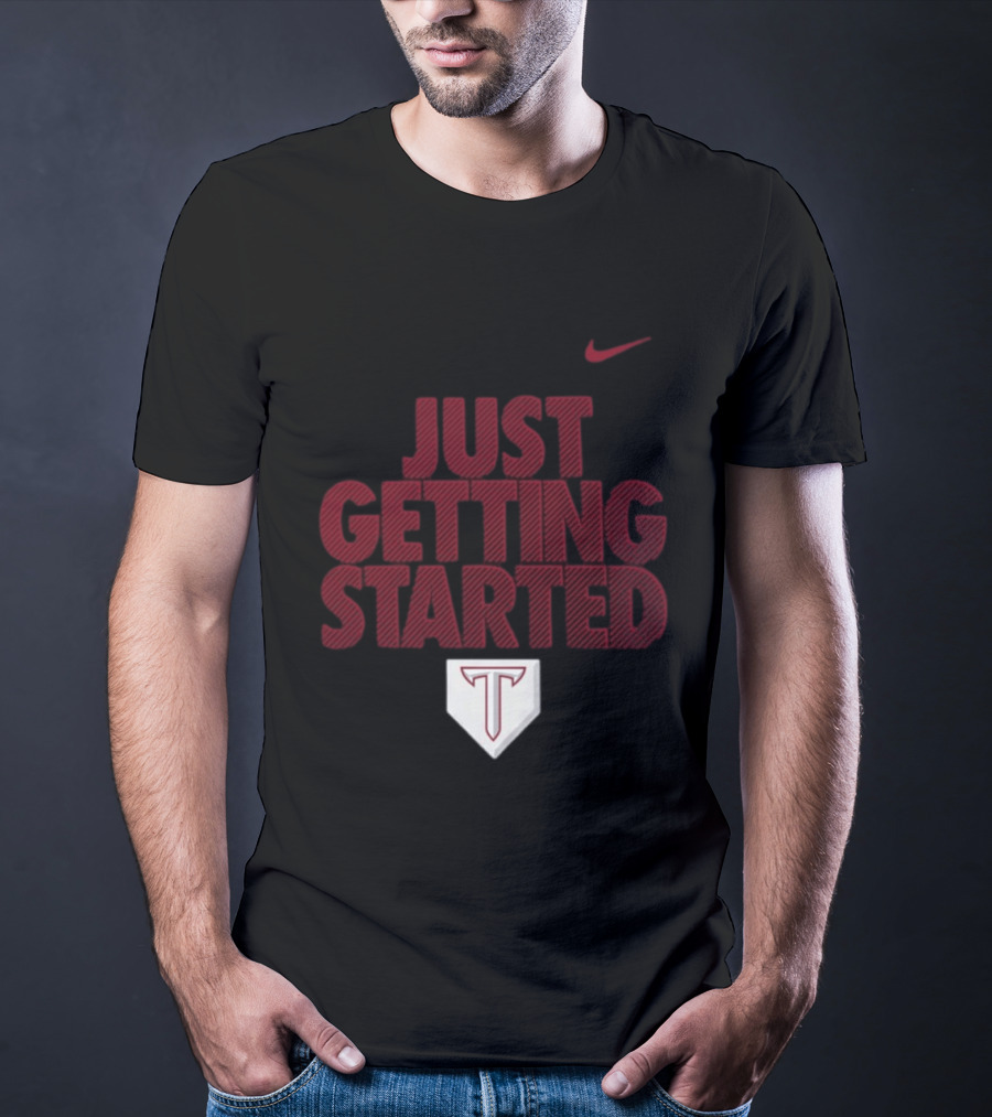 Nike Troy Trojans Just Getting Started T-Shirt